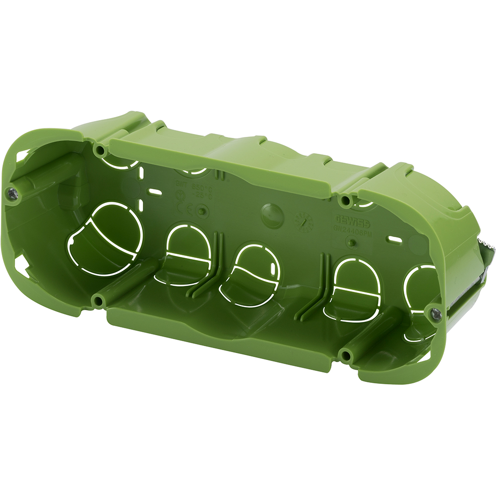 Doza GEWISS GW24406PM, 6-7 posturi, IP40, verde
