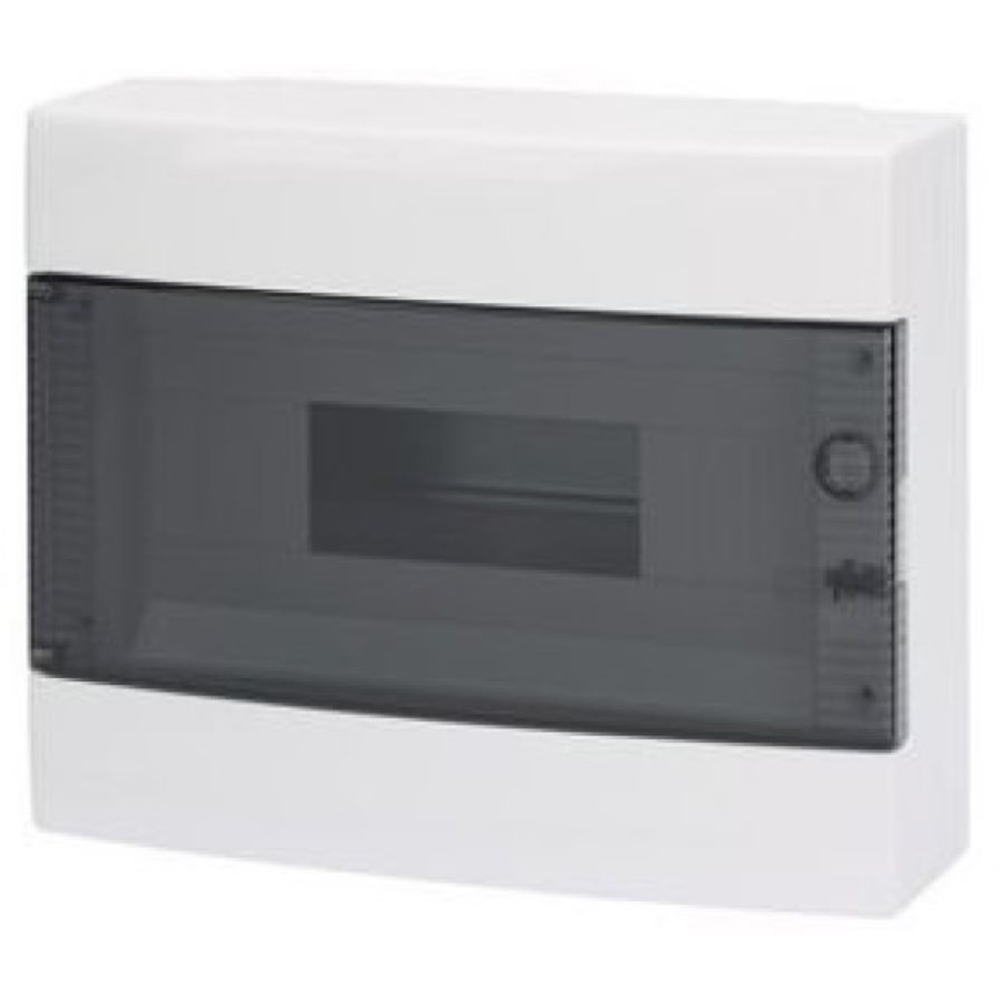 Tablou electric aparent GEWISS GW40045, 12 module, IP40, alb