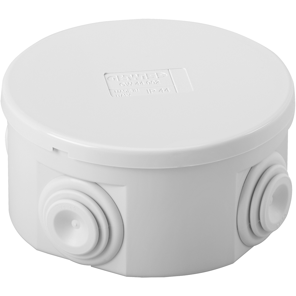 Doza GEWISS GW44002, 4 posturi, IP44, alb