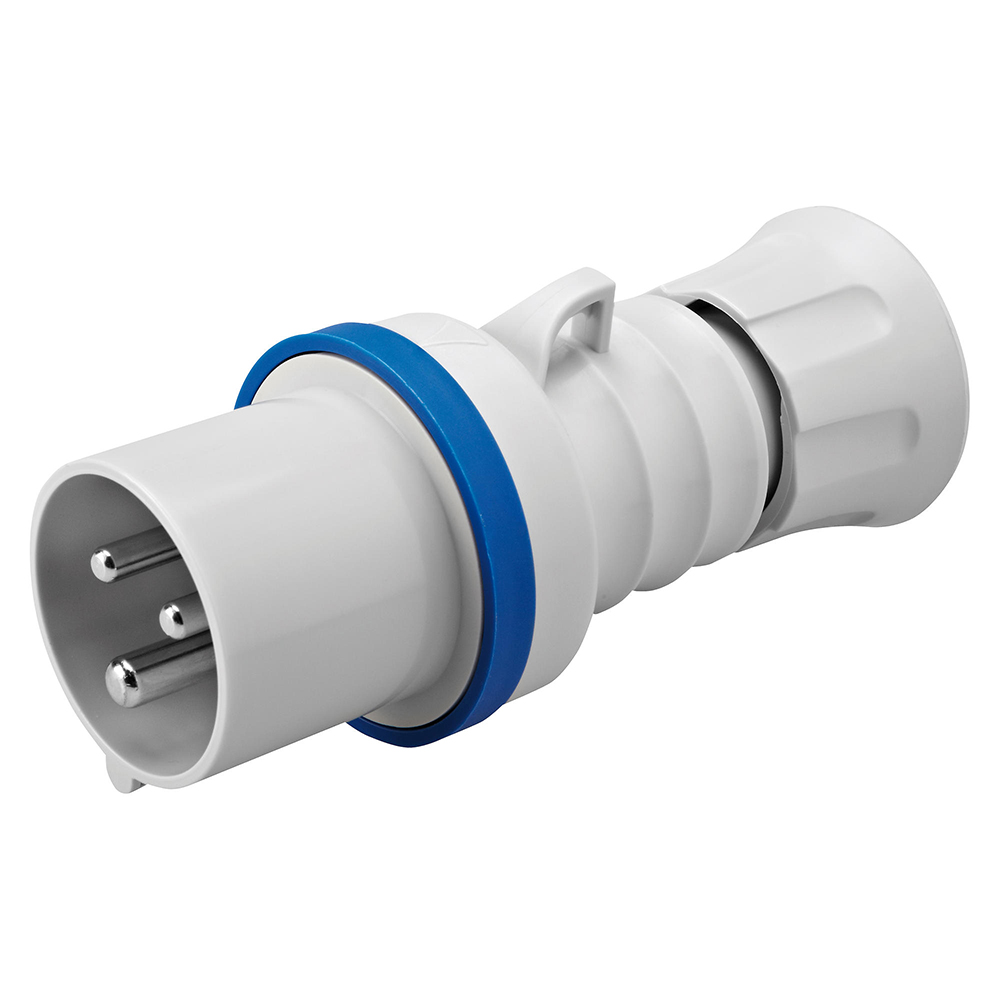Fisa GEWISS GW60004H, 2P+E, 16A, IP44, alb