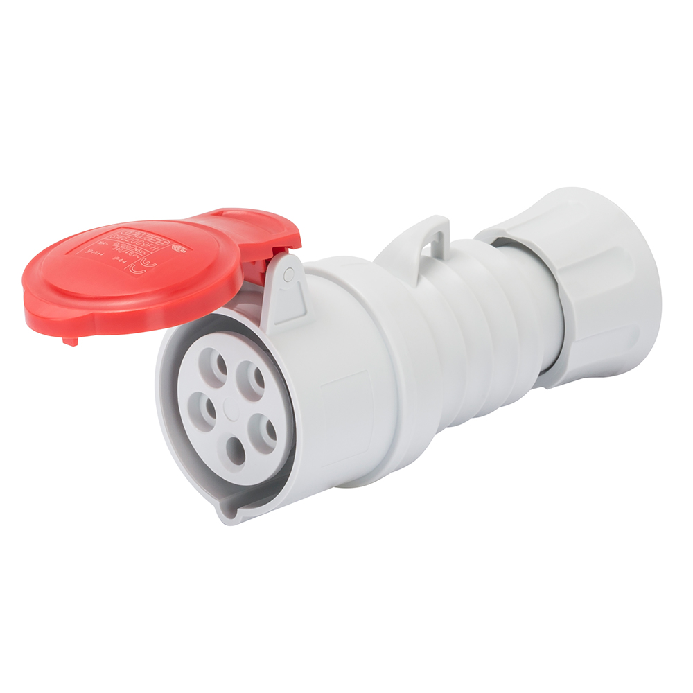 Priza GEWISS GW62020H, IP44, 32A, 400 V, gri