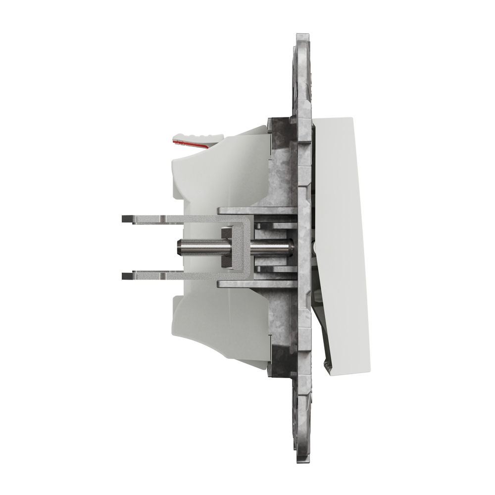 Intrerupator dublu SCHNEIDER NU521118NZ, incastrat, 10A, IP20, alb