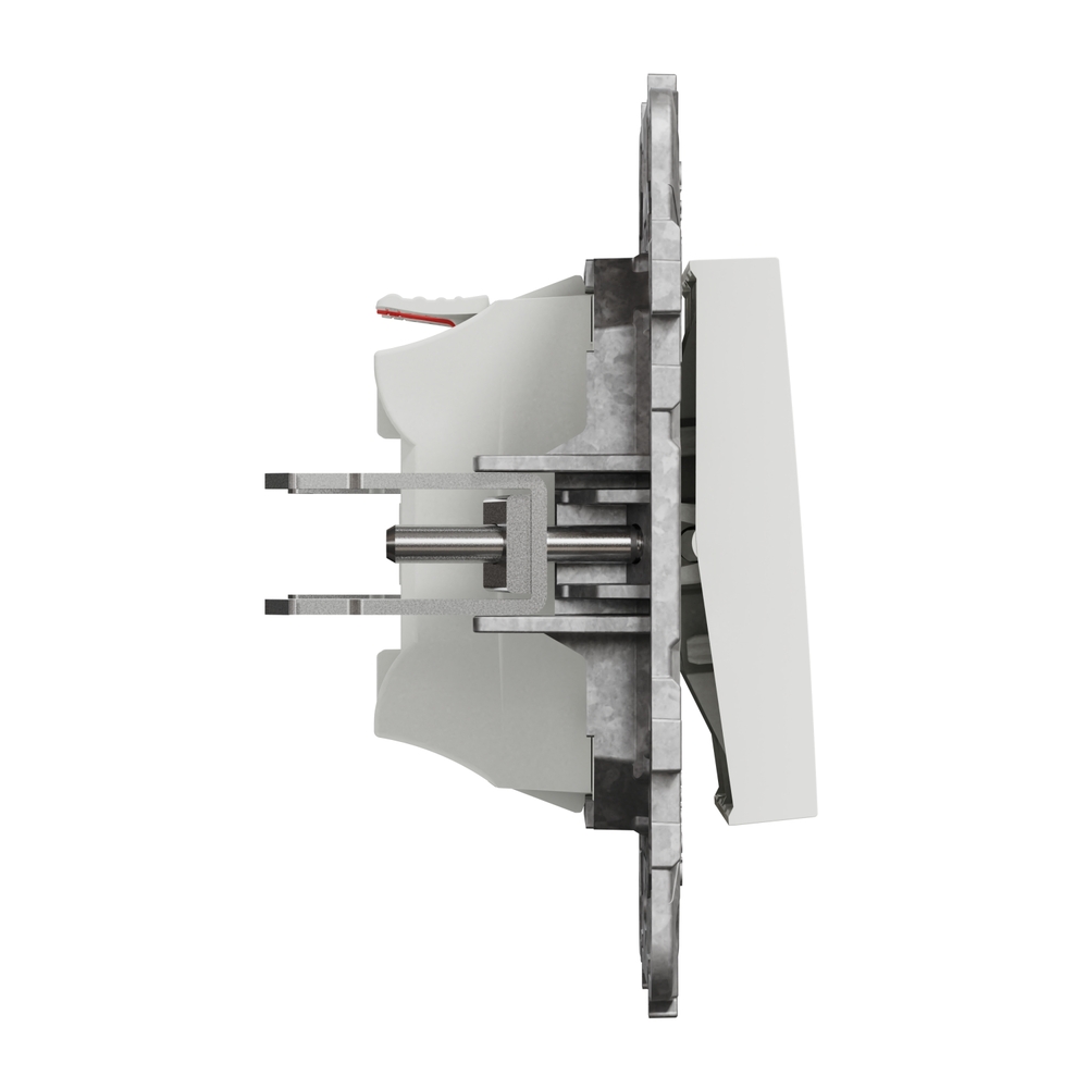 Intrerupator dublu SCHNEIDER NU521118Z, incastrat, 10A, IP20, alb