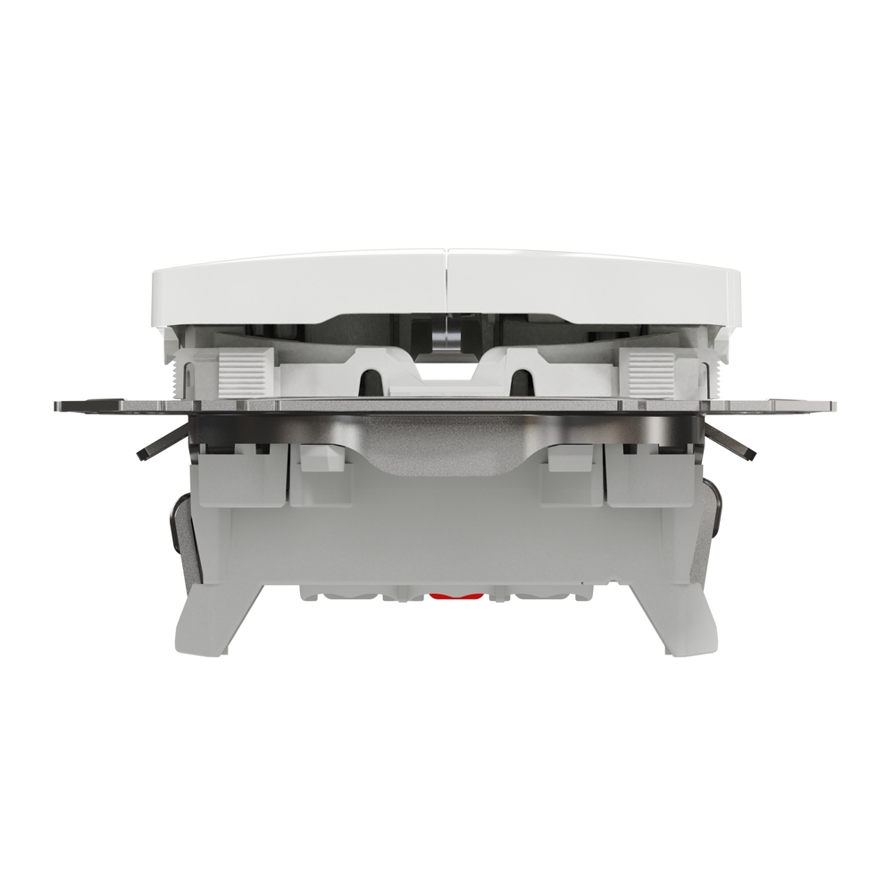 Intrerupator dublu SCHNEIDER SDD111105, incastrat, 10A, IP20, alb