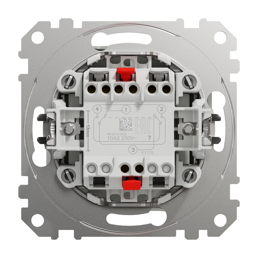 Intrerupator cruce SCHNEIDER SDD111107, incastrat, 10A, IP20, alb