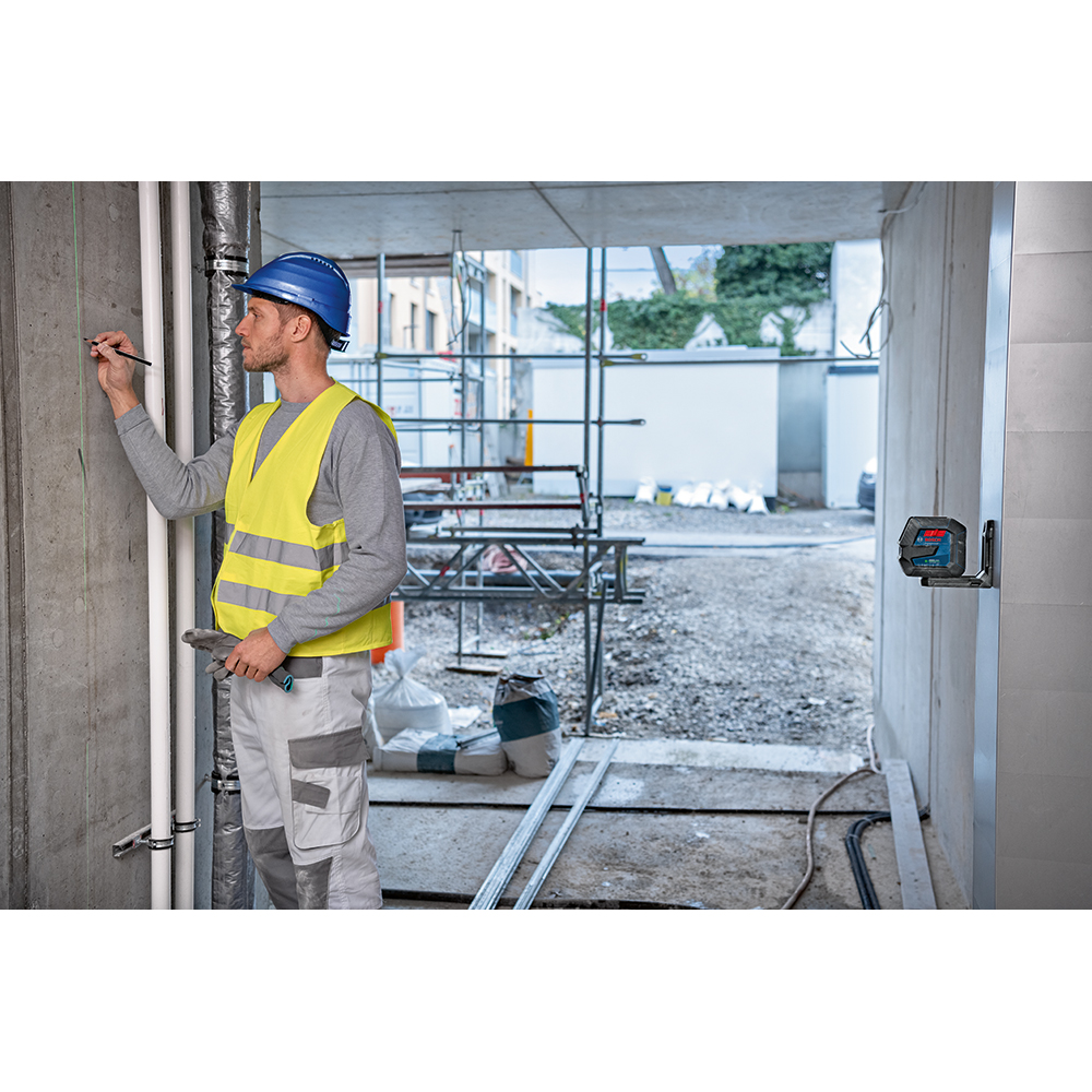 Nivela laser BOSCH PROFESSIONAL GLL 2-15G, raza 15m, albastru