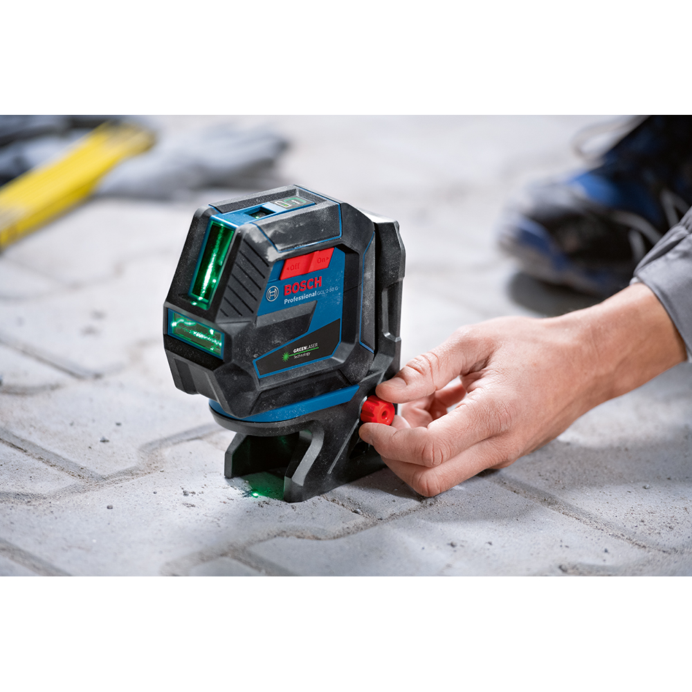 Nivela laser BOSCH PROFESSIONAL GCL 2-50 G, raza 50m, albastru