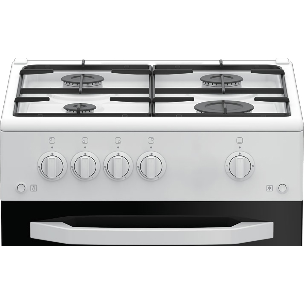 Aragaz ARCTIC AGM5501FL, 4 arzatoare, Gaz, L 50 cm, alb