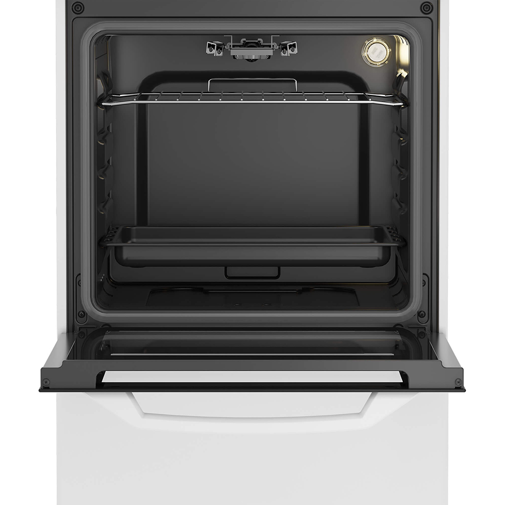 Aragaz ARCTIC AGM5501FL, 4 arzatoare, Gaz, L 50 cm, alb