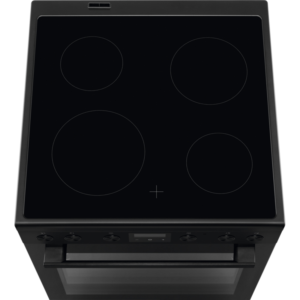 Aragaz AEG CCB6441NBB, 4 arzatoare, Electric, L 60 cm, Grill, negru