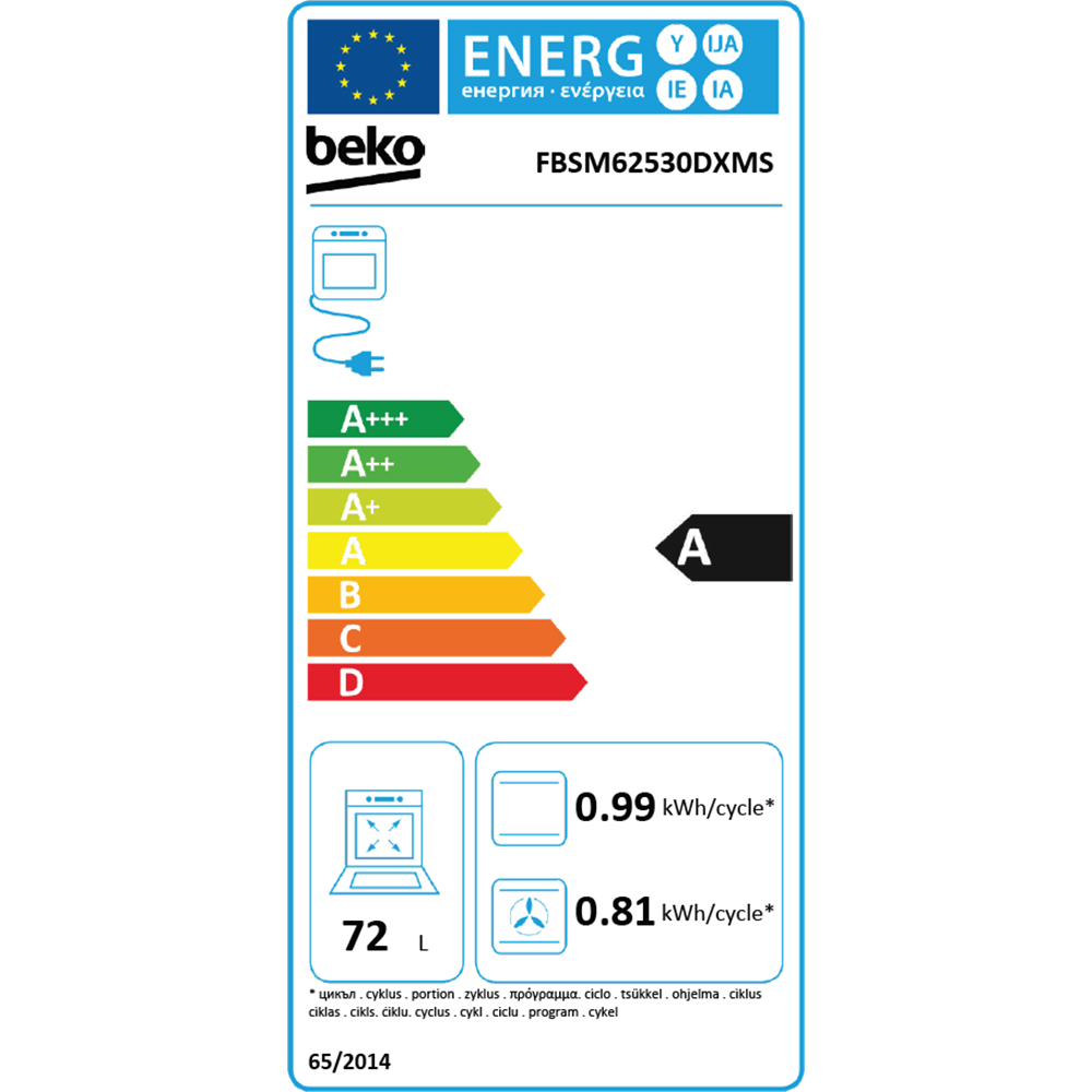 Aragaz BEKO FBSM62530DXMS, 4 arzatoare, Gaz + Electric, L 60 cm, Grill, antracit