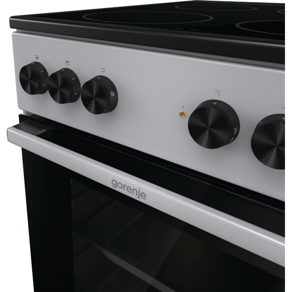 Aragaz GORENJE GEC5A12SG, 4 arzatoare, Electric, L 50 cm, gri