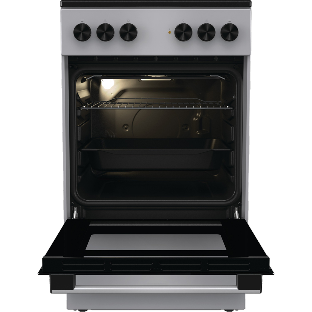 Aragaz GORENJE GEC5A12SG, 4 arzatoare, Electric, L 50 cm, gri