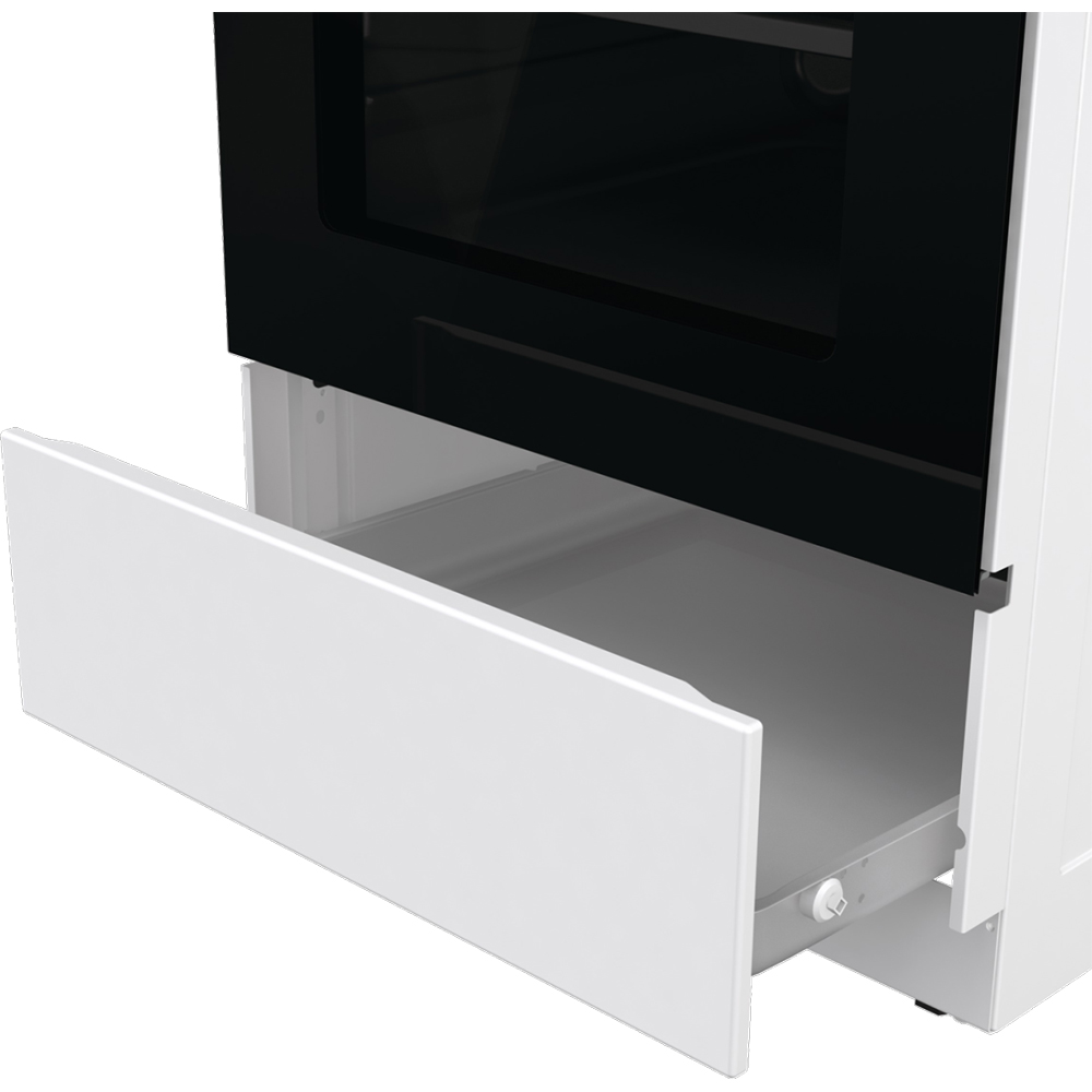 Aragaz GORENJE GEC5A12WG-B, 4 arzatoare, Electric, L 50 cm, alb
