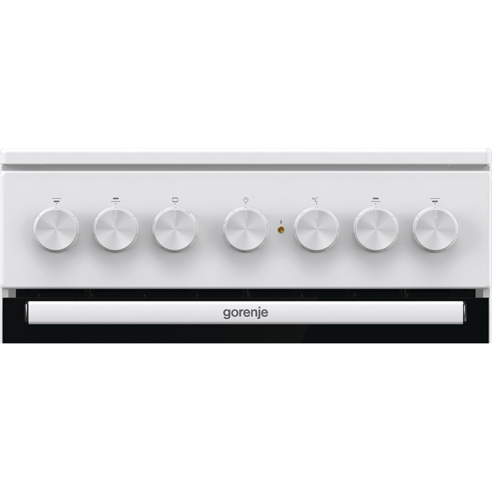 Aragaz GORENJE GEC5B41WG, 4 arzatoare, Electric, L 50 cm, Grill, alb