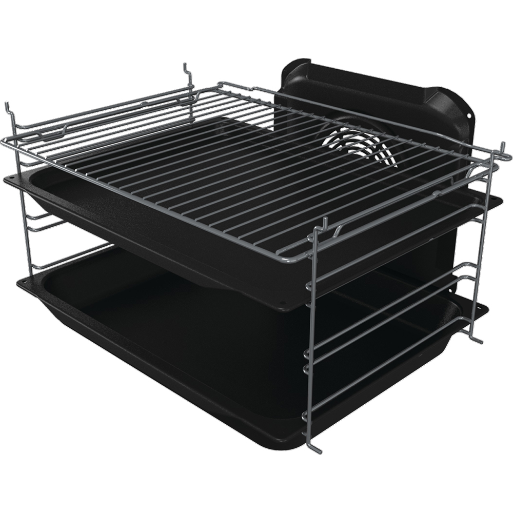 Aragaz GORENJE GECS6B71CLB, 4 arzatoare, Electric, L 60 cm, negru