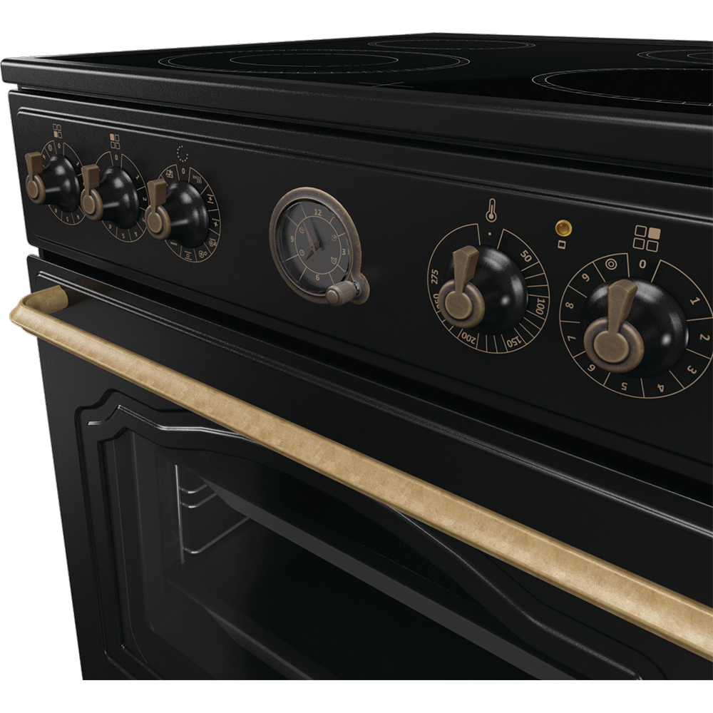 Aragaz GORENJE GECS6B71CLB, 4 arzatoare, Electric, L 60 cm, negru