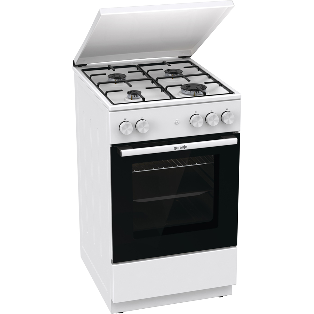 Aragaz GORENJE GG5A14WJ, 4 arzatoare, Gaz, L 50 cm, alb