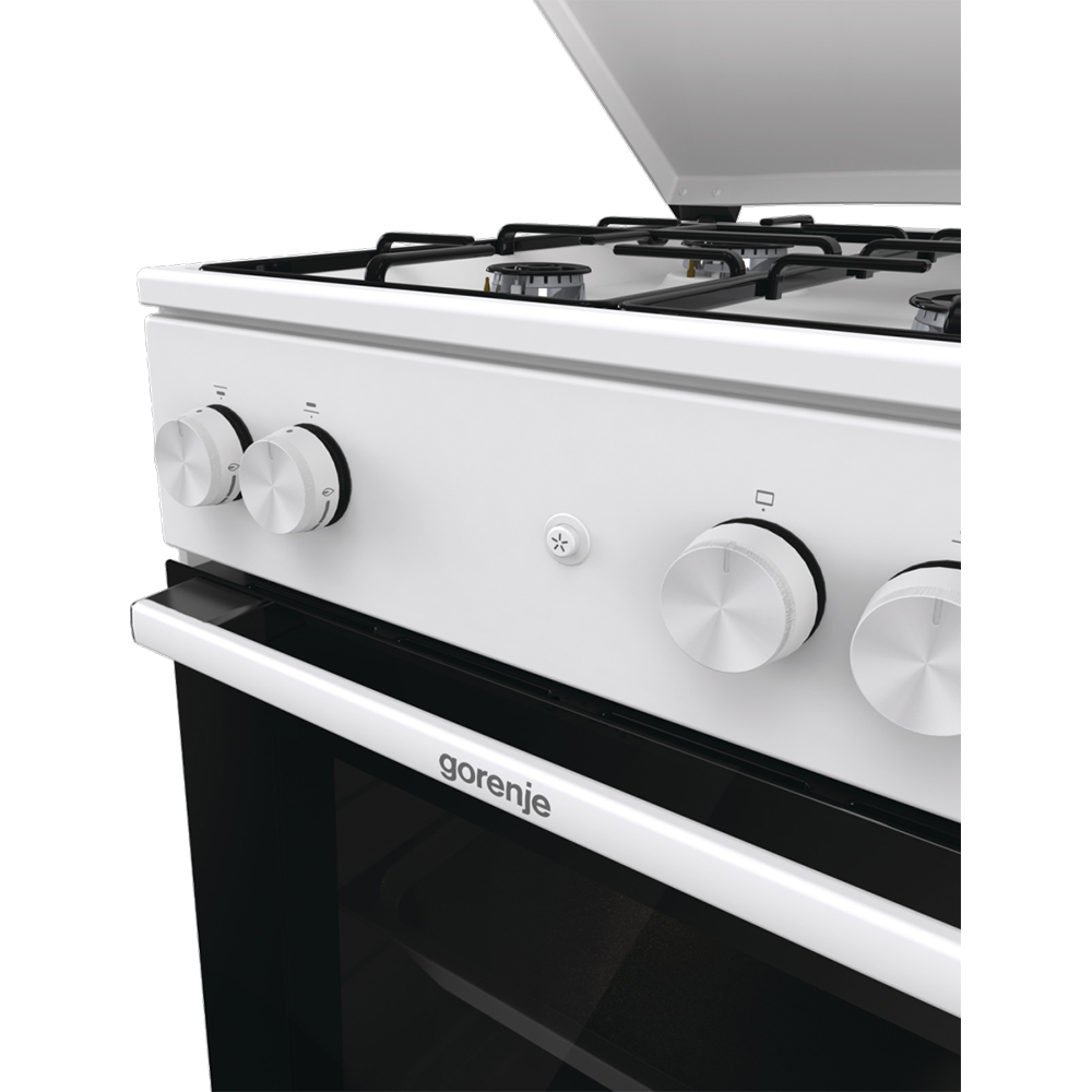 Aragaz GORENJE GG5A14WJ, 4 arzatoare, Gaz, L 50 cm, alb