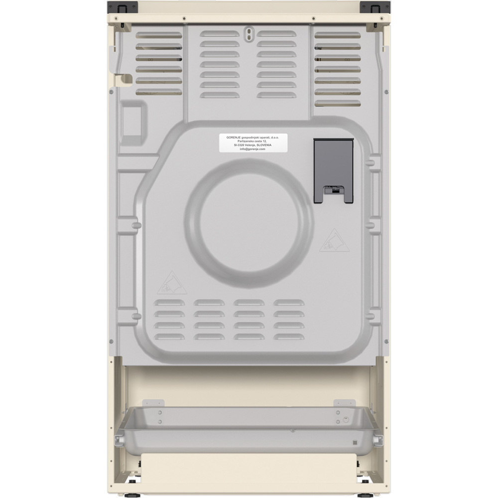 Aragaz GORENJE GGI5BCLI, 4 arzatoare, Gaz, L 50 cm, Grill, bej