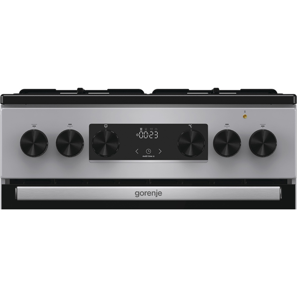 Aragaz GORENJE GK5C60SJ, 4 arzatoare, Gaz + Electric, L 50 cm, gri