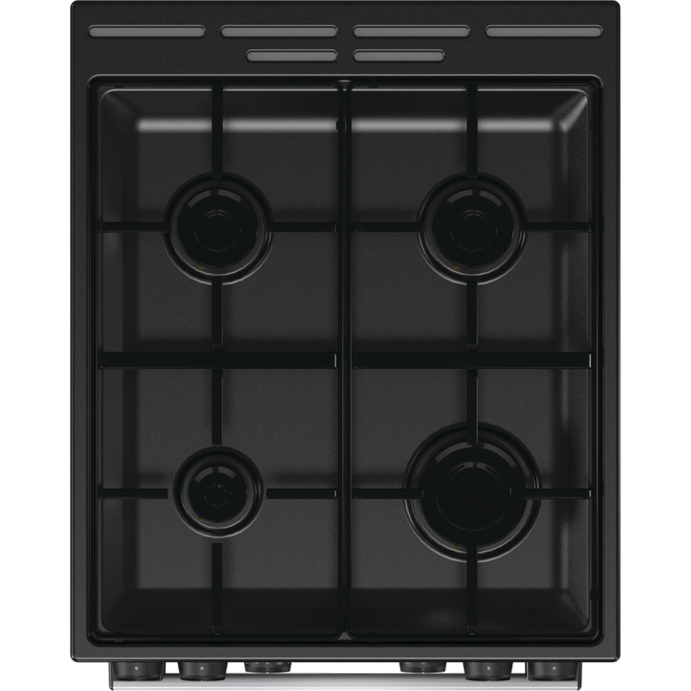 Aragaz GORENJE GK5C60SJ, 4 arzatoare, Gaz + Electric, L 50 cm, gri