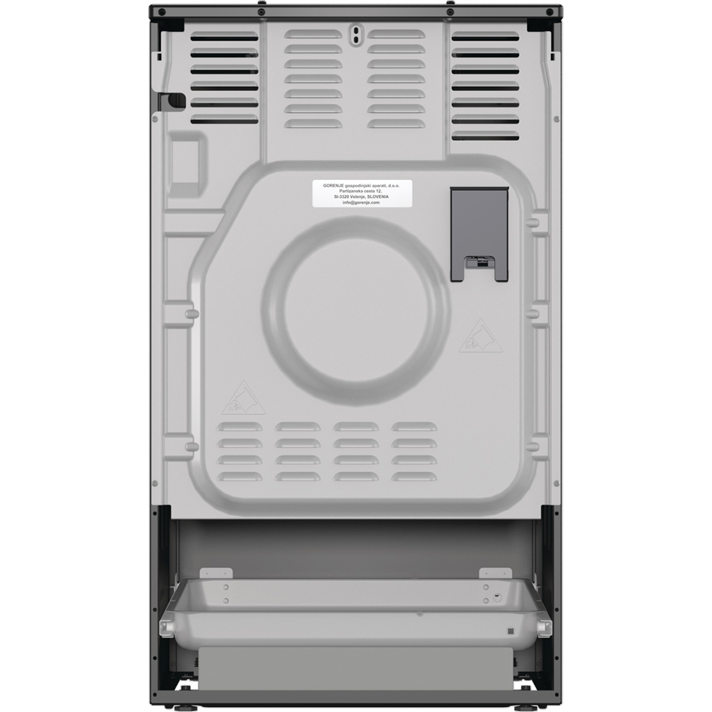 Aragaz GORENJE GKS5C70BJ, 4 arzatoare, Gaz + Electric, L 50 cm, negru