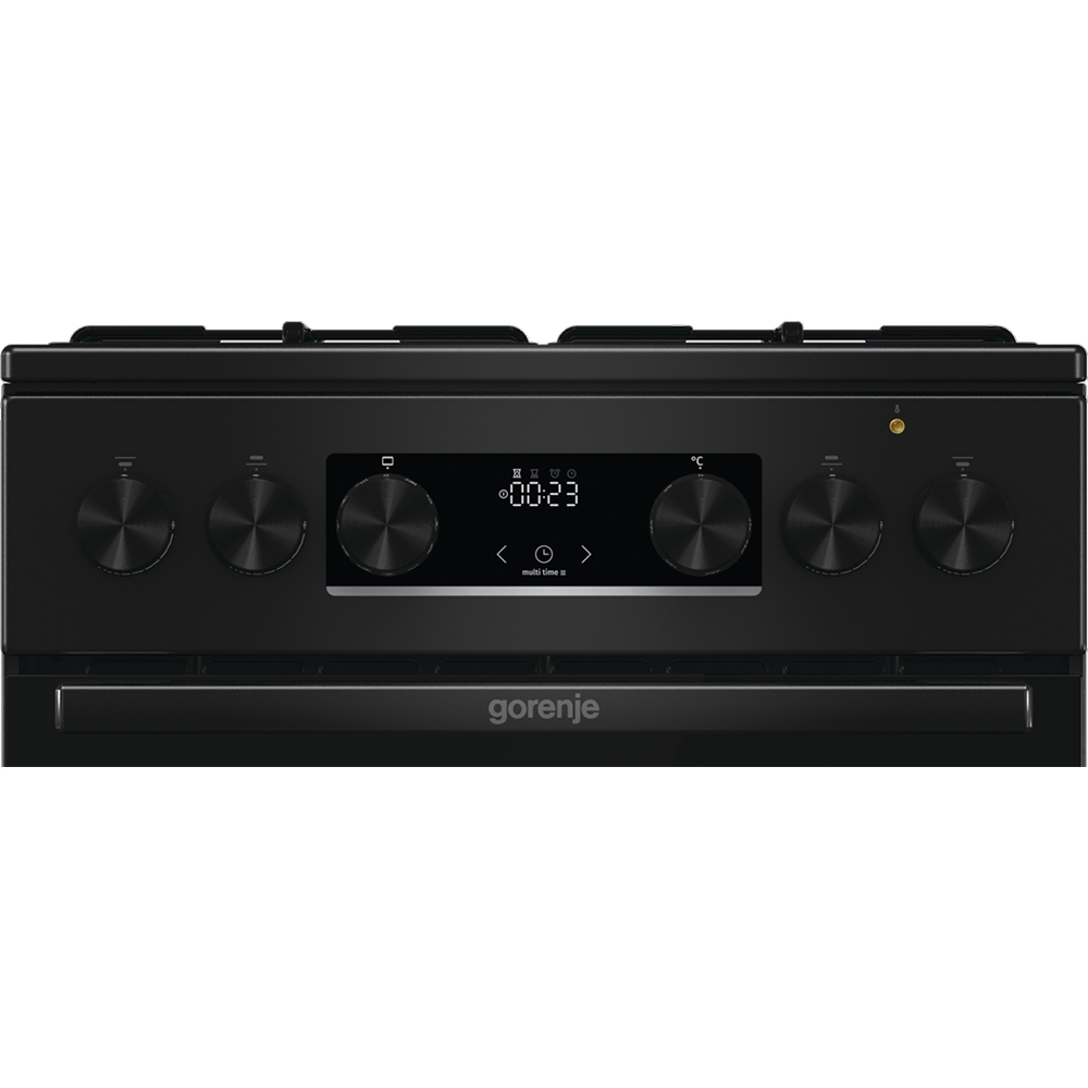 Aragaz GORENJE GKS5C70BJ, 4 arzatoare, Gaz + Electric, L 50 cm, negru