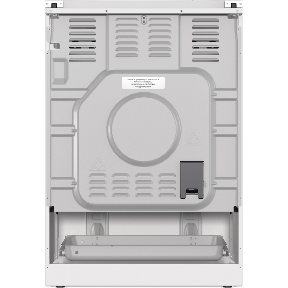 Aragaz GORENJE GKS6C71WF, 4 arzatoare, Gaz + Electric, L 60 cm, alb