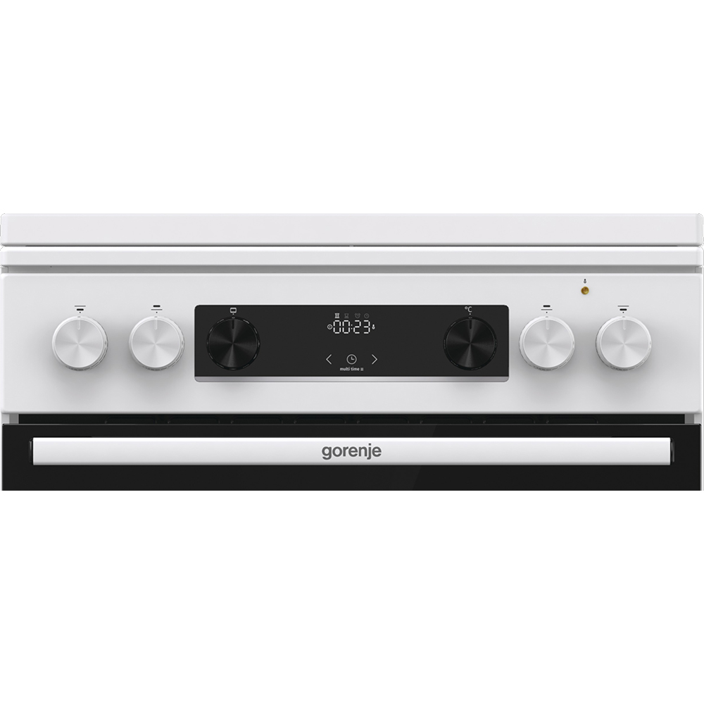 Aragaz GORENJE GKS6C71WF, 4 arzatoare, Gaz + Electric, L 60 cm, alb