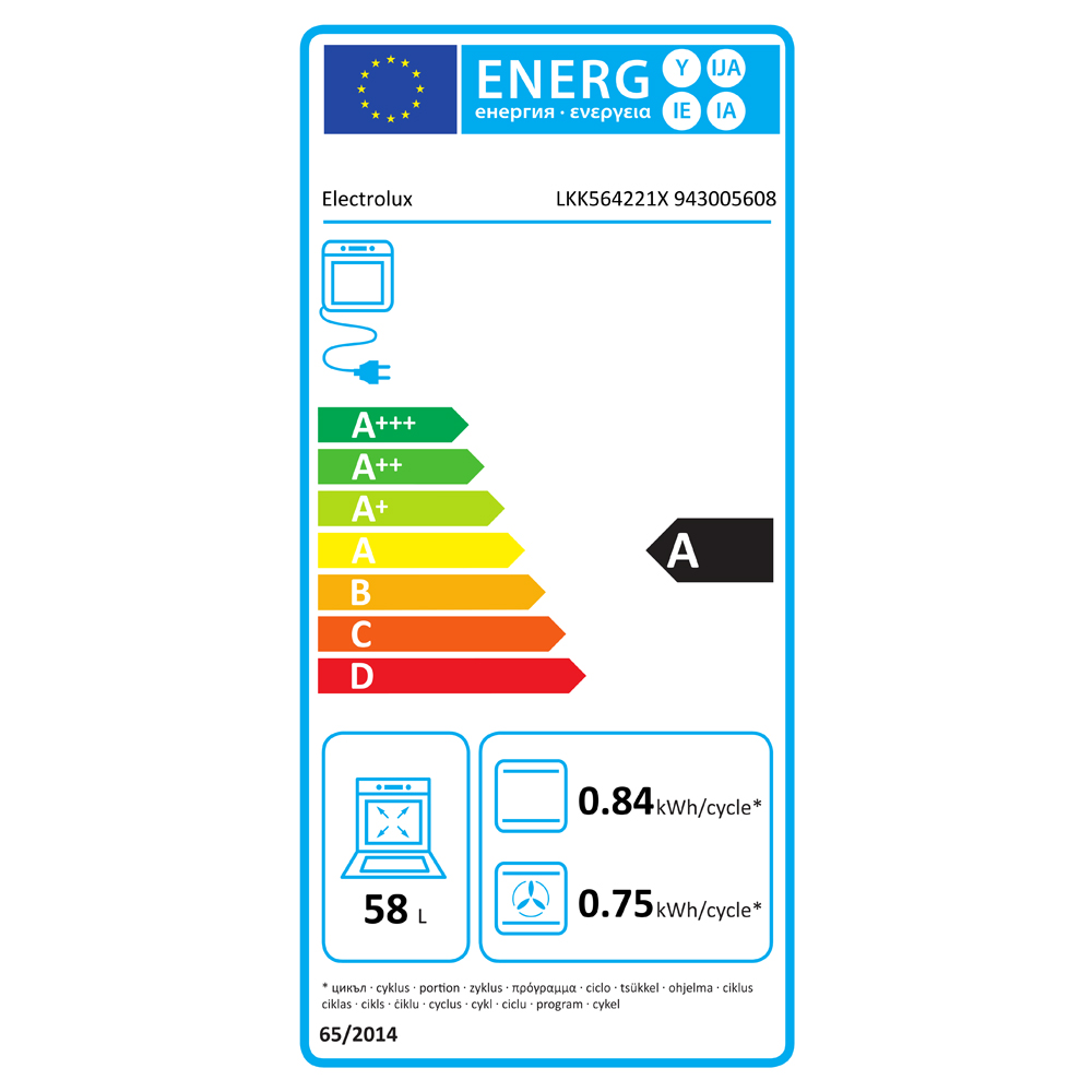 Aragaz ELECTROLUX LKK564221X, 4 arzatoare, Gaz + Electric, L 50 cm, Grill, inox
