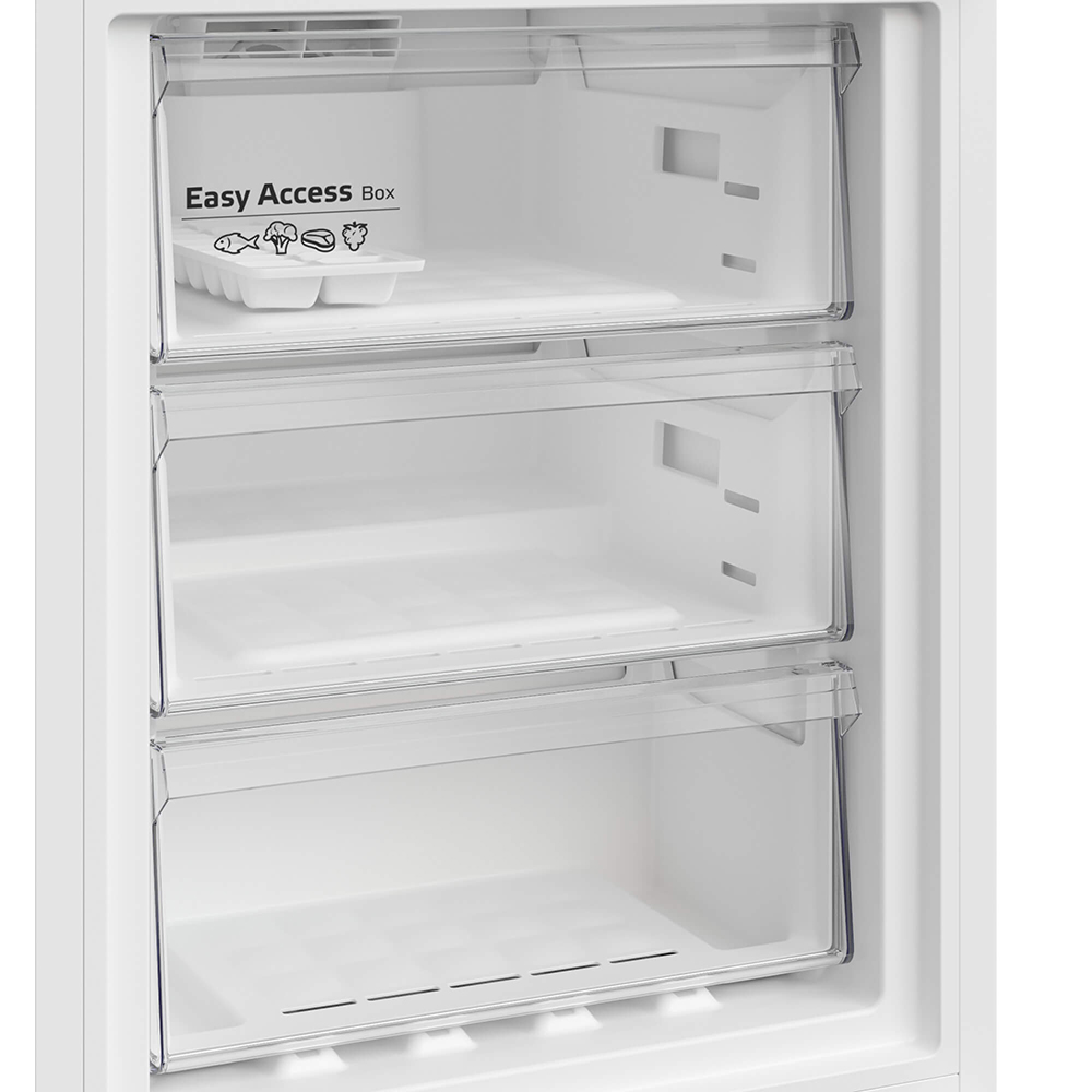 Combina frigorifica ARCTIC ARK60341E5NFS1, Full No Frost, 301 l, H 179.6 cm, Clasa D, argintiu