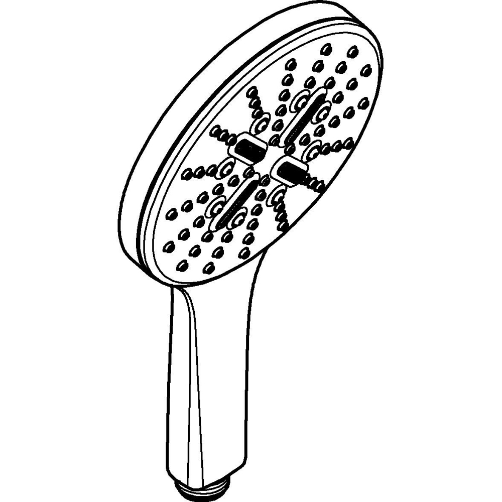 Para dus GROHE Rainshower SmartActive 130 26574GN0, 3 functii, auriu