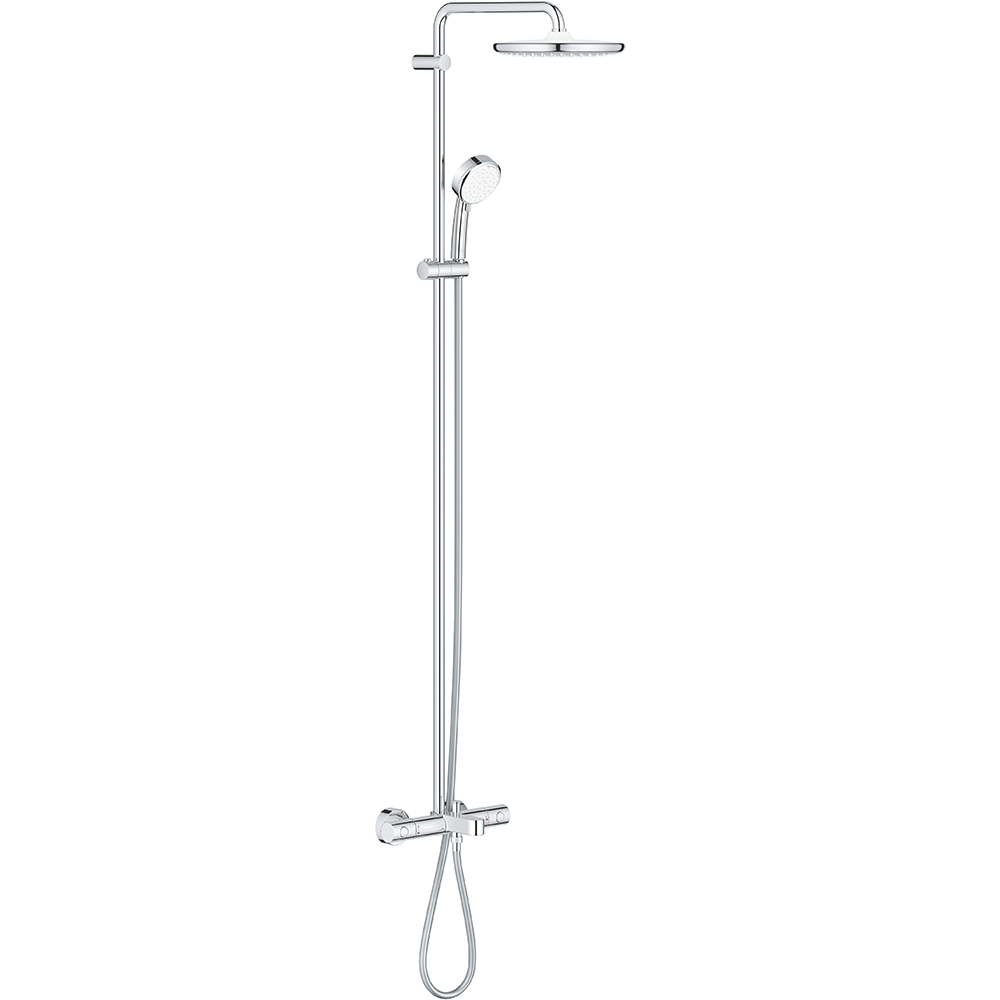 Sistem dus GROHE Tempesta Cosmopolitan 250 26672000, termostat, 2 functii, crom