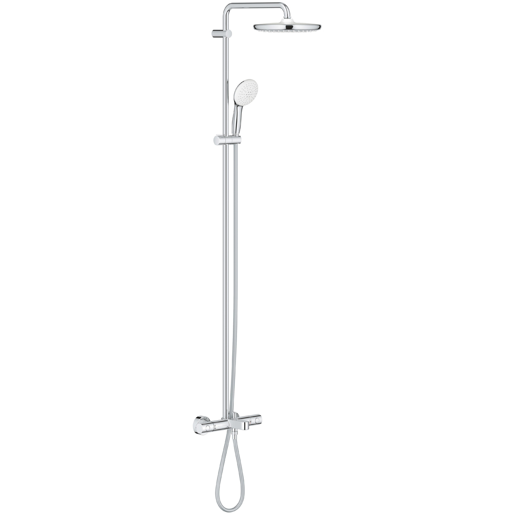 Sistem dus GROHE Tempesta 250 26672001, termostat, 1 functie, crom