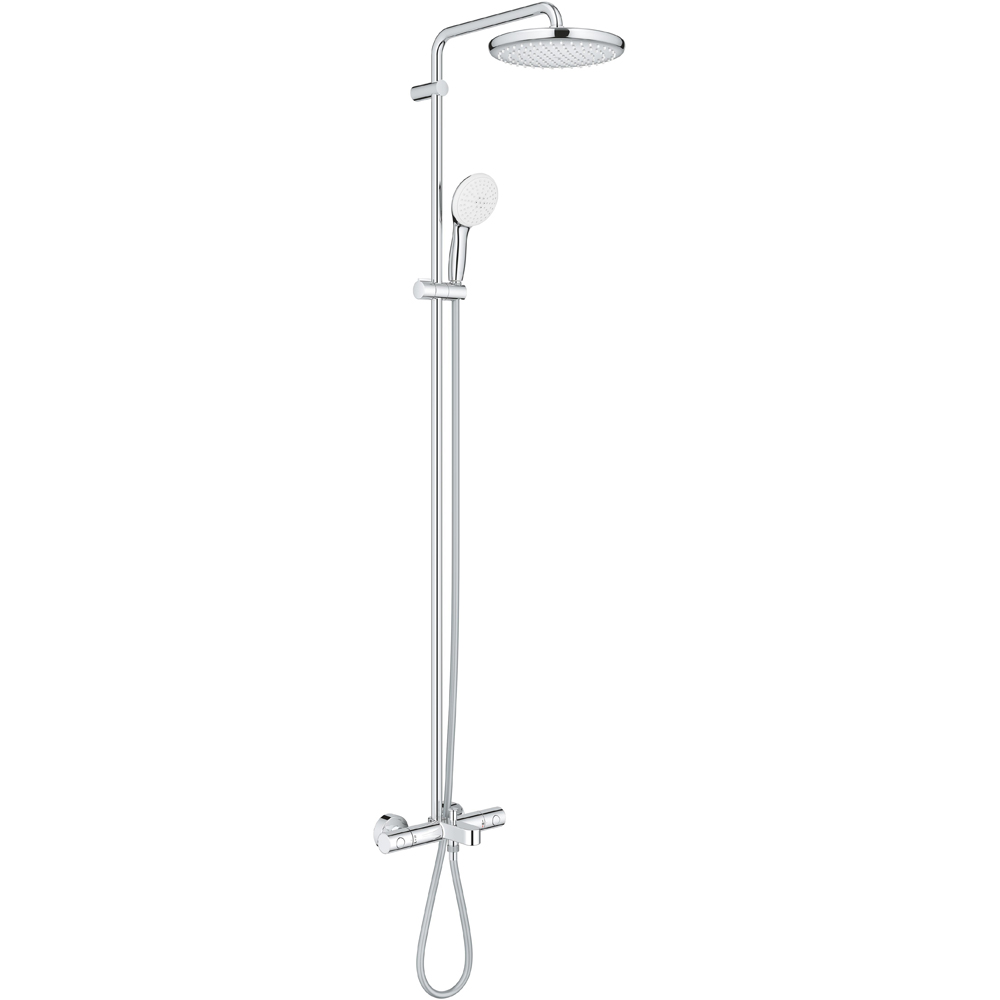 Sistem dus GROHE Tempesta 250 26672001, termostat, 1 functie, crom