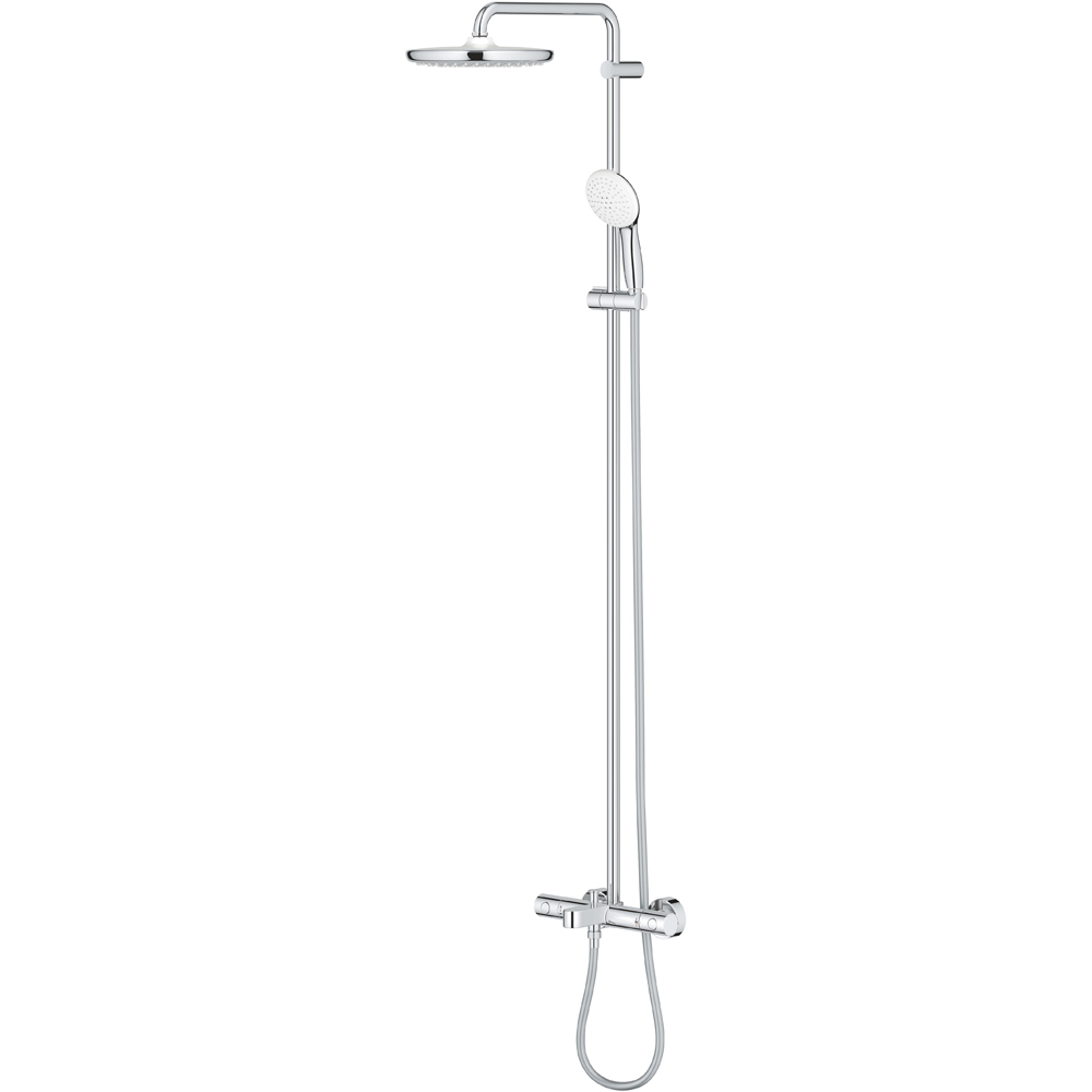 Sistem dus GROHE Tempesta 250 26672001, termostat, 1 functie, crom