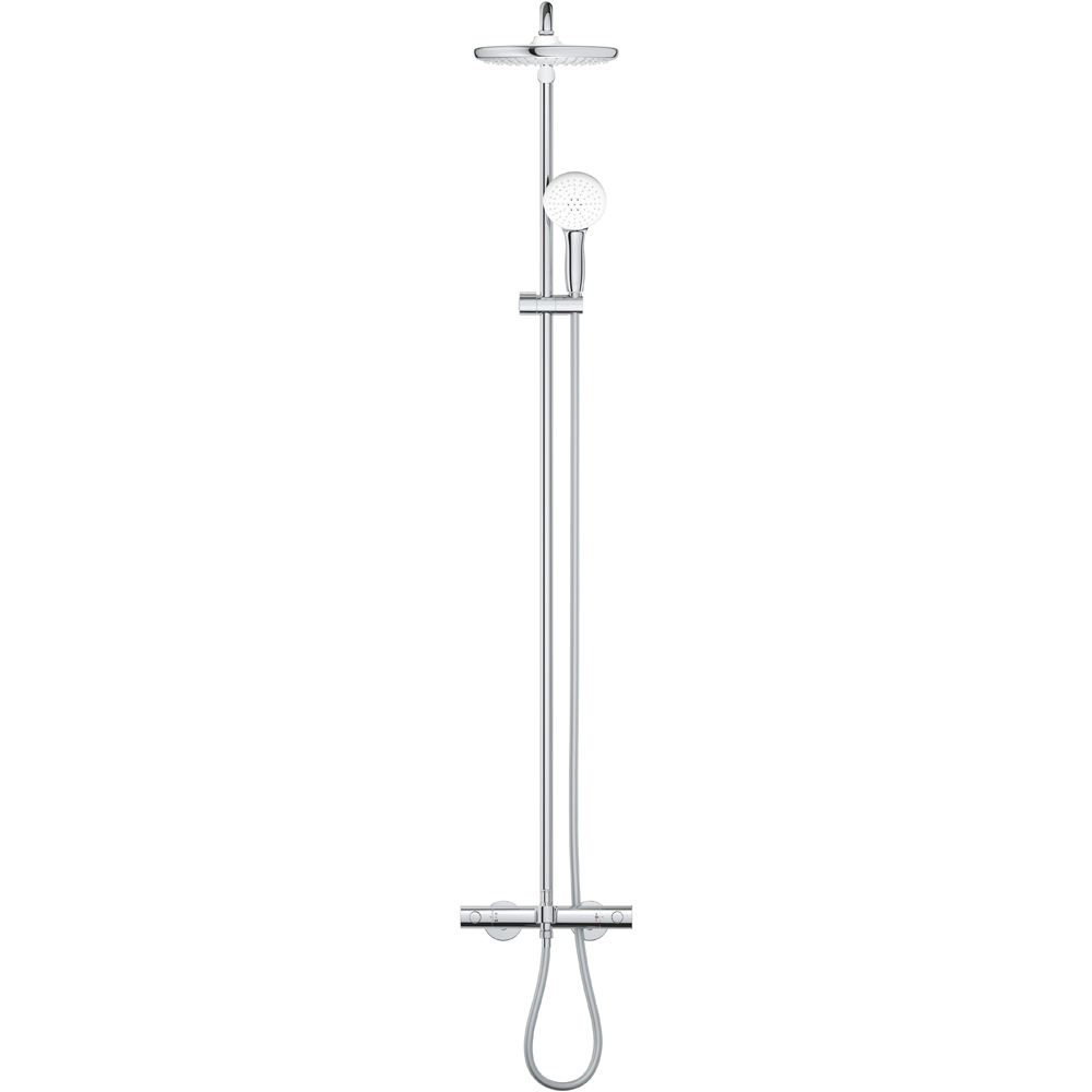 Sistem dus GROHE Tempesta 250 26672001, termostat, 1 functie, crom