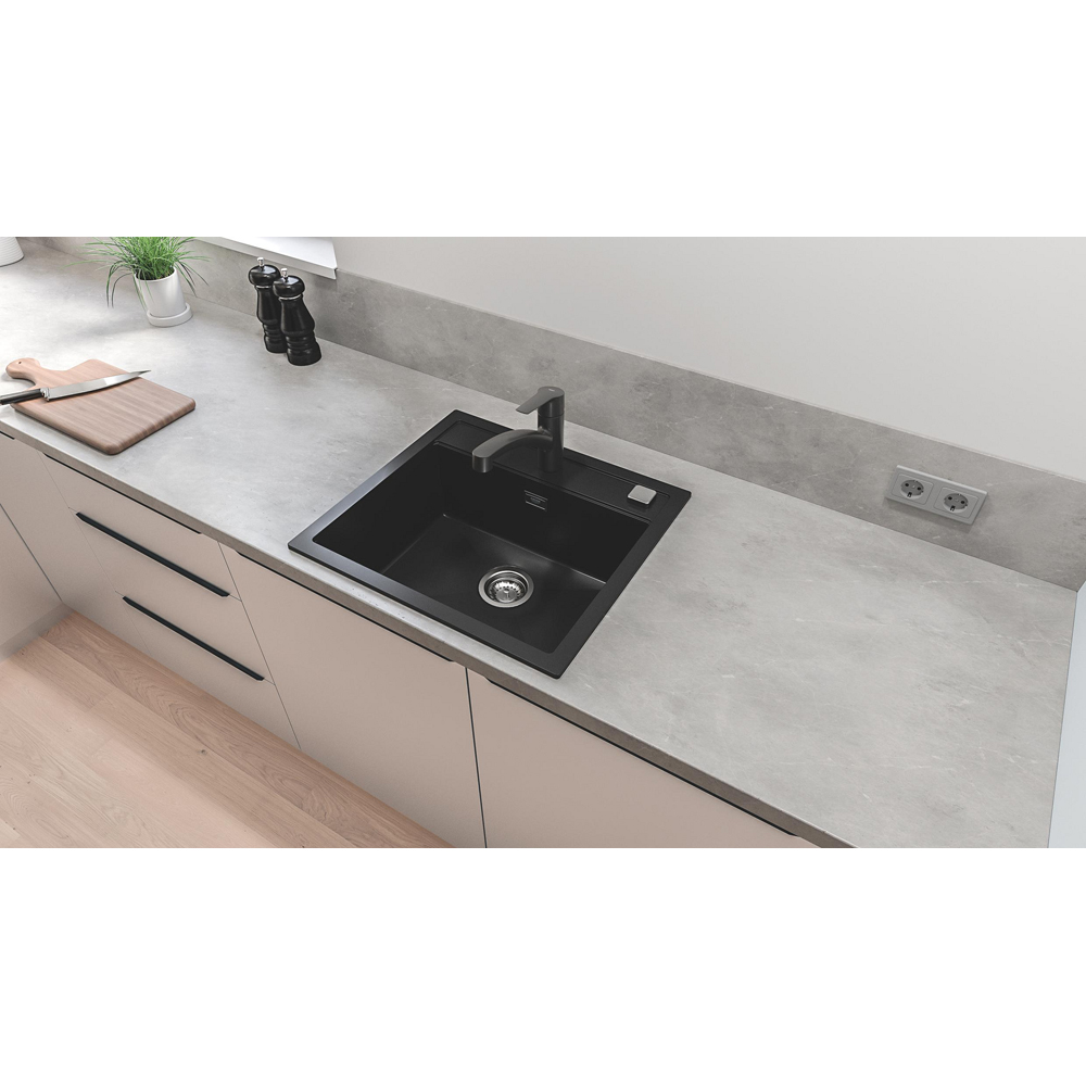 Baterie bucatarie GROHE Start 303072431, alama sanitara, negru