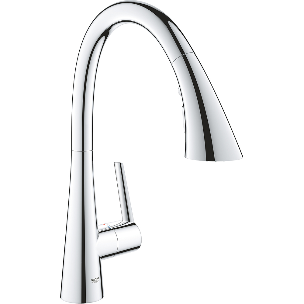 Baterie bucatarie GROHE Scala 30440000, dus extractibil, alama, crom
