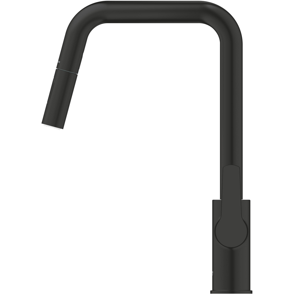 Baterie bucatarie GROHE Start 306312430, dus extractibil, alama sanitara, negru