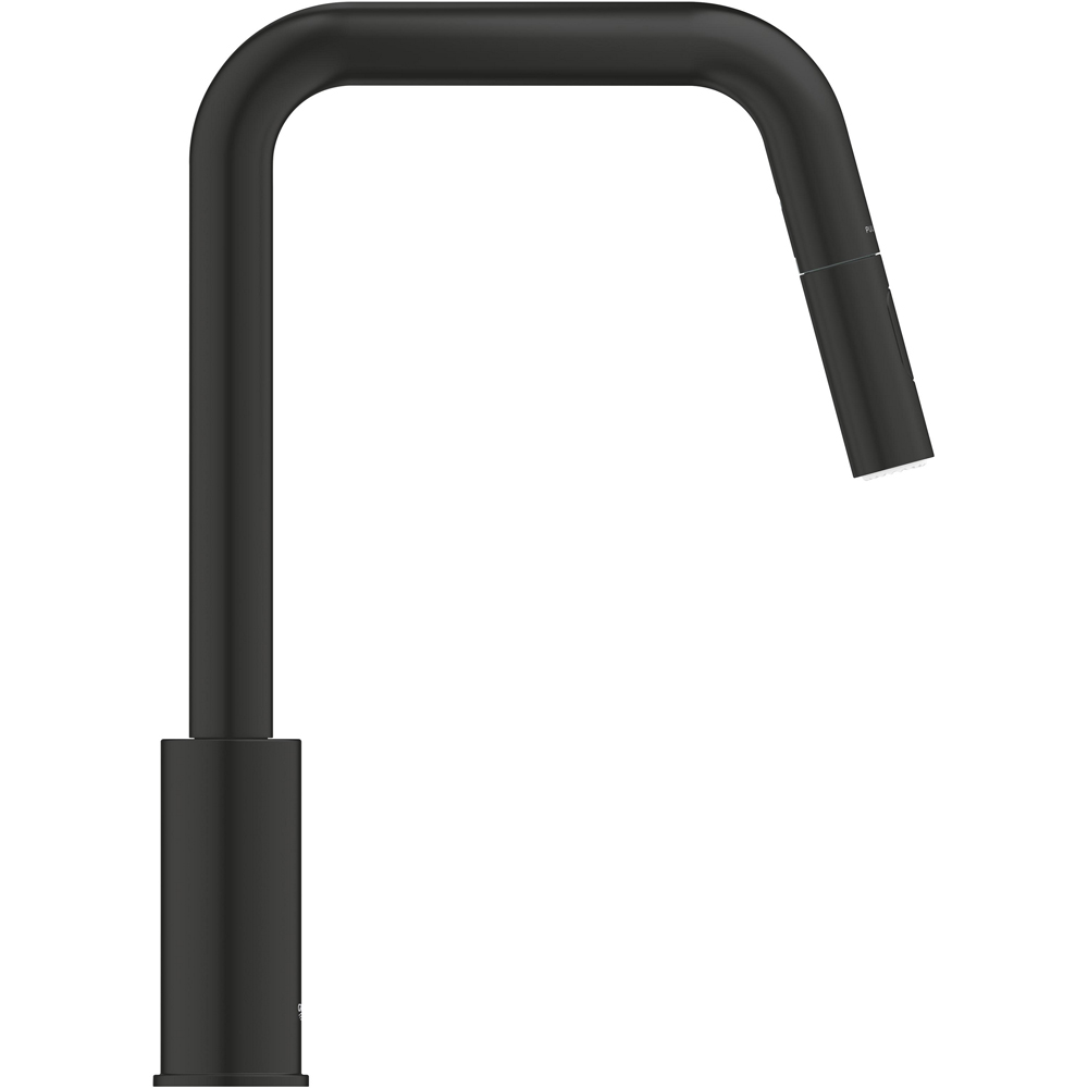Baterie bucatarie GROHE Start 306312430, dus extractibil, alama sanitara, negru
