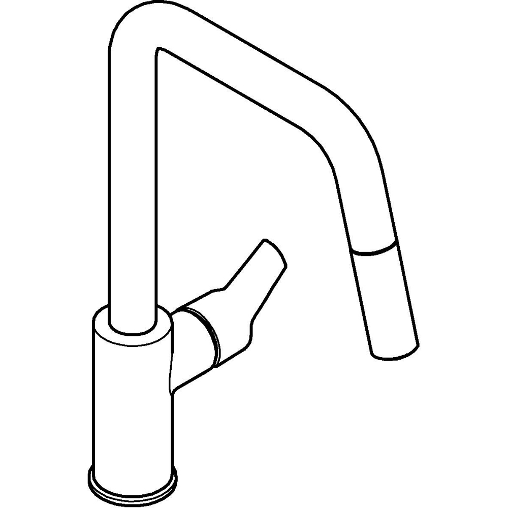 Baterie bucatarie GROHE Start 306312430, dus extractibil, alama sanitara, negru
