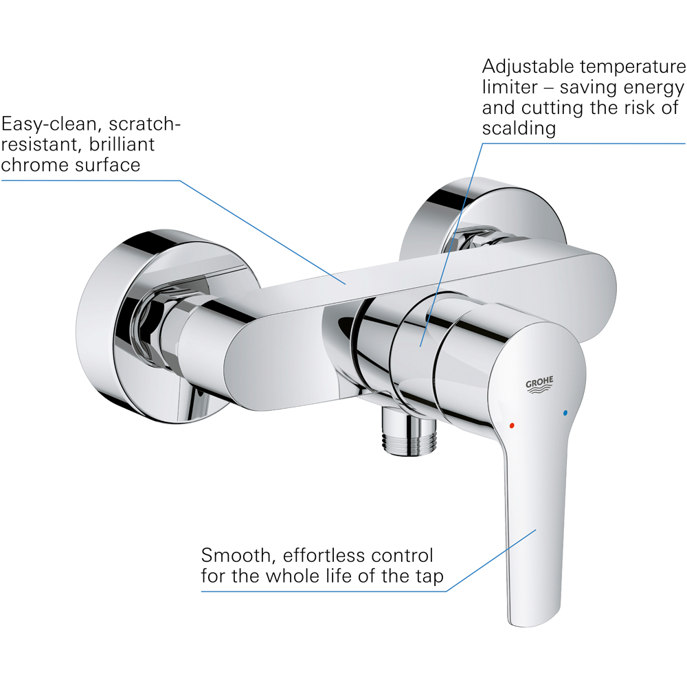 Baterie dus GROHE Start 32279002, alama sanitara, crom