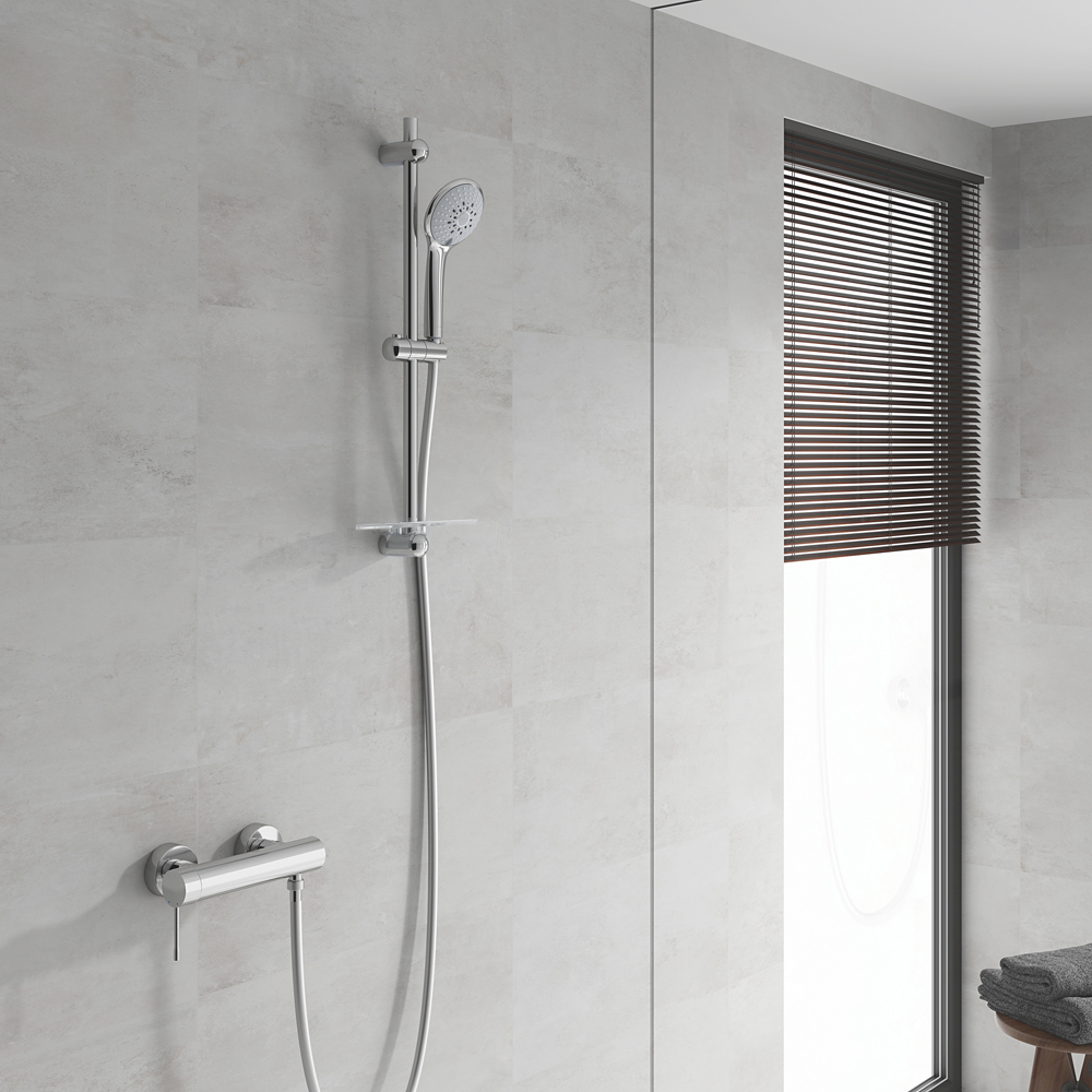 Baterie dus GROHE Essence 33636001, alama sanitara, crom
