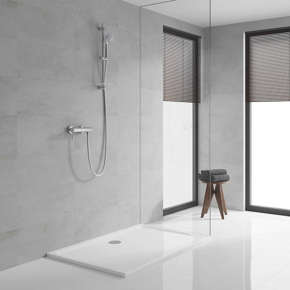 Baterie dus GROHE Essence 33636001, alama sanitara, crom