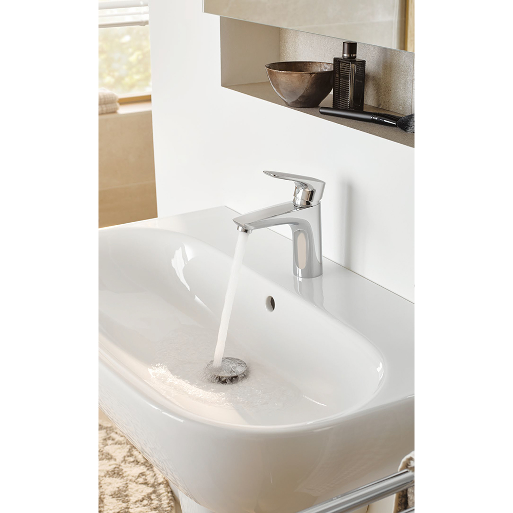 Baterie lavoar KLUDI Pure&Solid 342900575, alama sanitara, argintiu