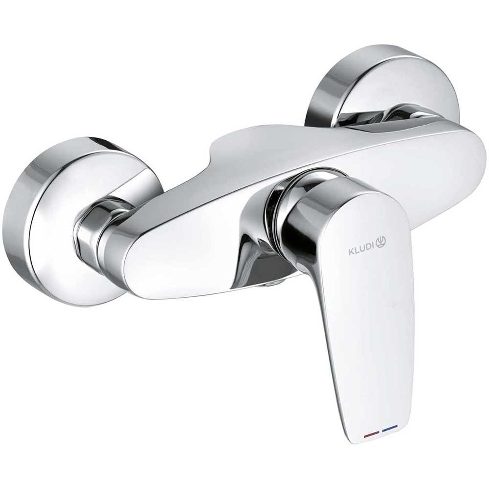 Baterie cada-dus KLUDI Pure&Solid 348410575, alama sanitara, argintiu