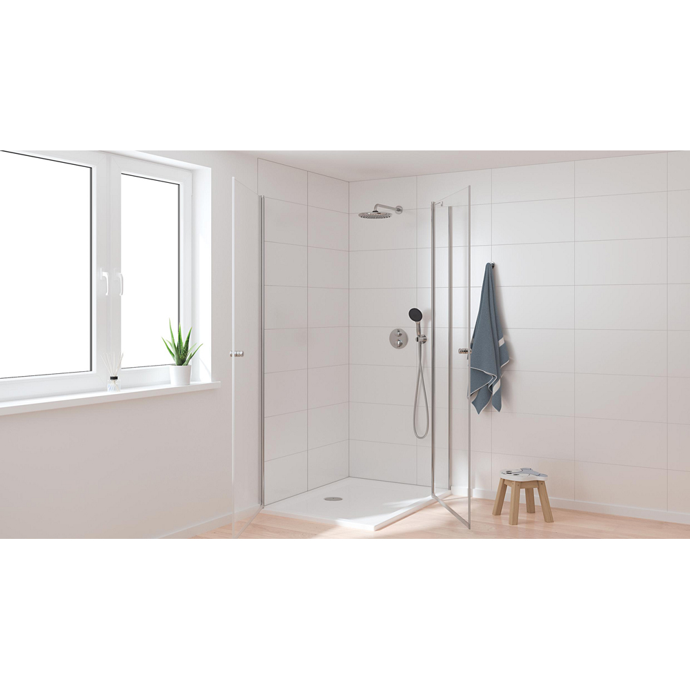 Sistem dus GROHE Grohtherm 250 34883000, termostat, 1 functie, crom