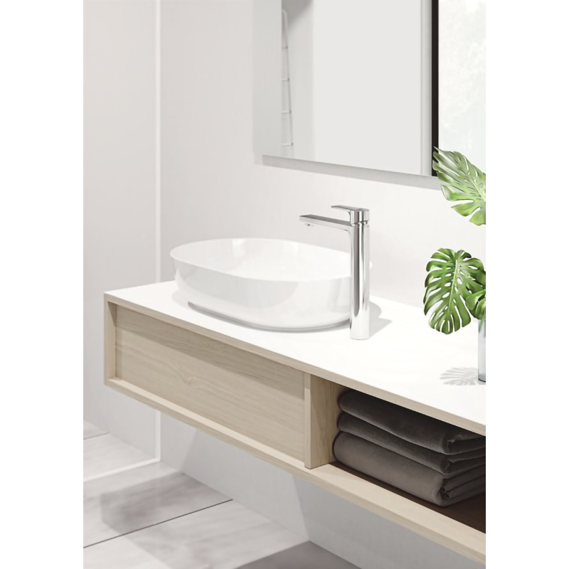 Baterie lavoar KLUDI Zenta SL 482560565, alama sanitara, argintiu